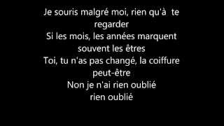 Video thumbnail of "Charles Aznavour - Je n'ai rien oublie Paroles #BestLyricsLive"