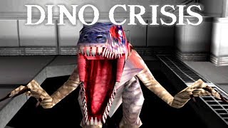 DINO CRISIS - Первый Бой с ТИРАННОЗАВРОМ #3 DINO CRISIS - Первый Бой с ТИРАННОЗАВРОМ #3