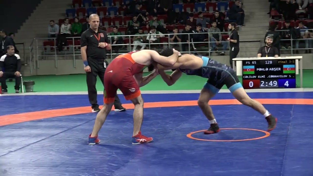 Bronze FS - 65 kg: Elmir Cəlilov - Seymur Cəbrayılov