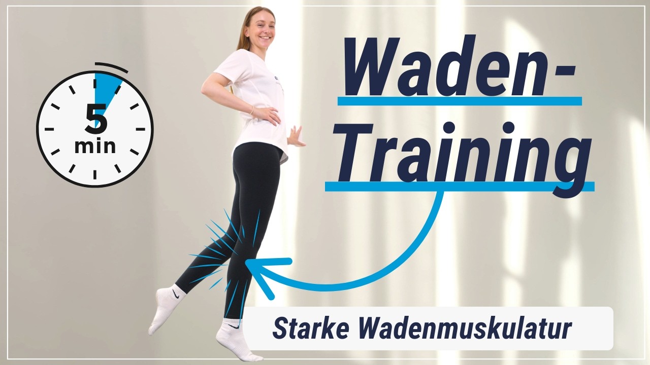 Waden trainieren - 5 Minuten Workout für eine starke Wadenmuskulatur