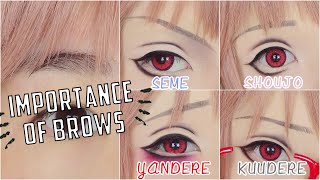 How The Brow Affects Your Cosplay Character