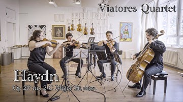 Viatores Quartet - Haydn String Quartet op. 20 no. 2 in C Major 1st mov. Moderato