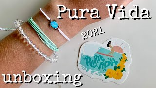 june pura vida monthly pack unboxing 2021 || friendship bracelets