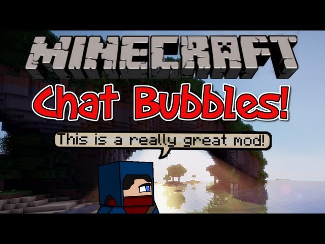 Minecraft MOD - Chat Bubbles Mod =) 