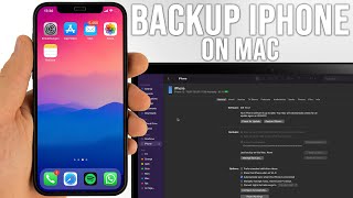 How to save/create a backup of your iPhone or iPad on your Mac! [2023]