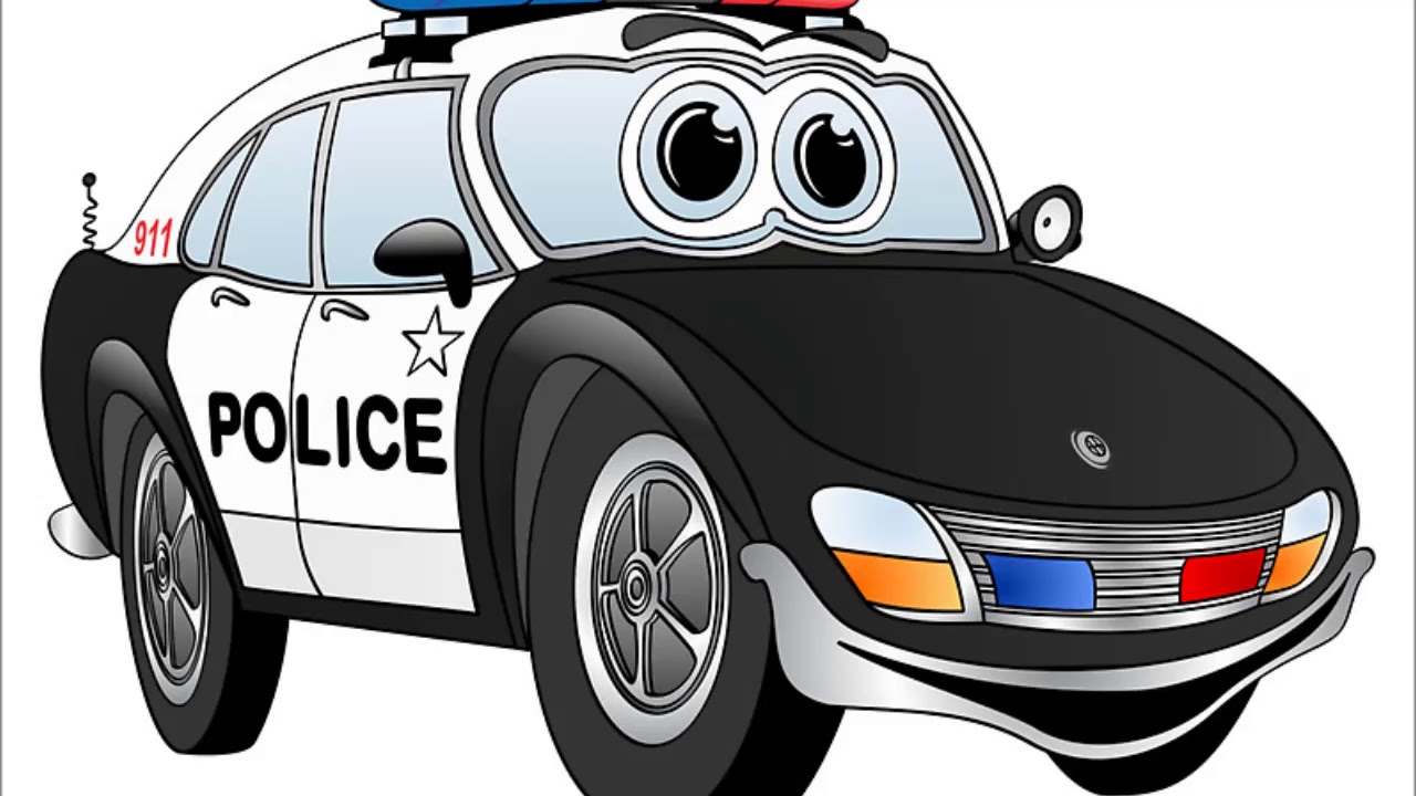 Изображение полицейской машины с мигалкой для конкурса