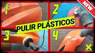 Cómo restaurar PLÁSTICOS MOTO #2 [ PULIR PLÁSTICOS Enduro ] Restaurar plásticos con CALOR