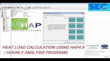 HEAT LOAD CALCULATION USING HAP 4.9 SFTWARE I COMPLETE IN HINDI I LOAD CALCULATION IN HINDI.