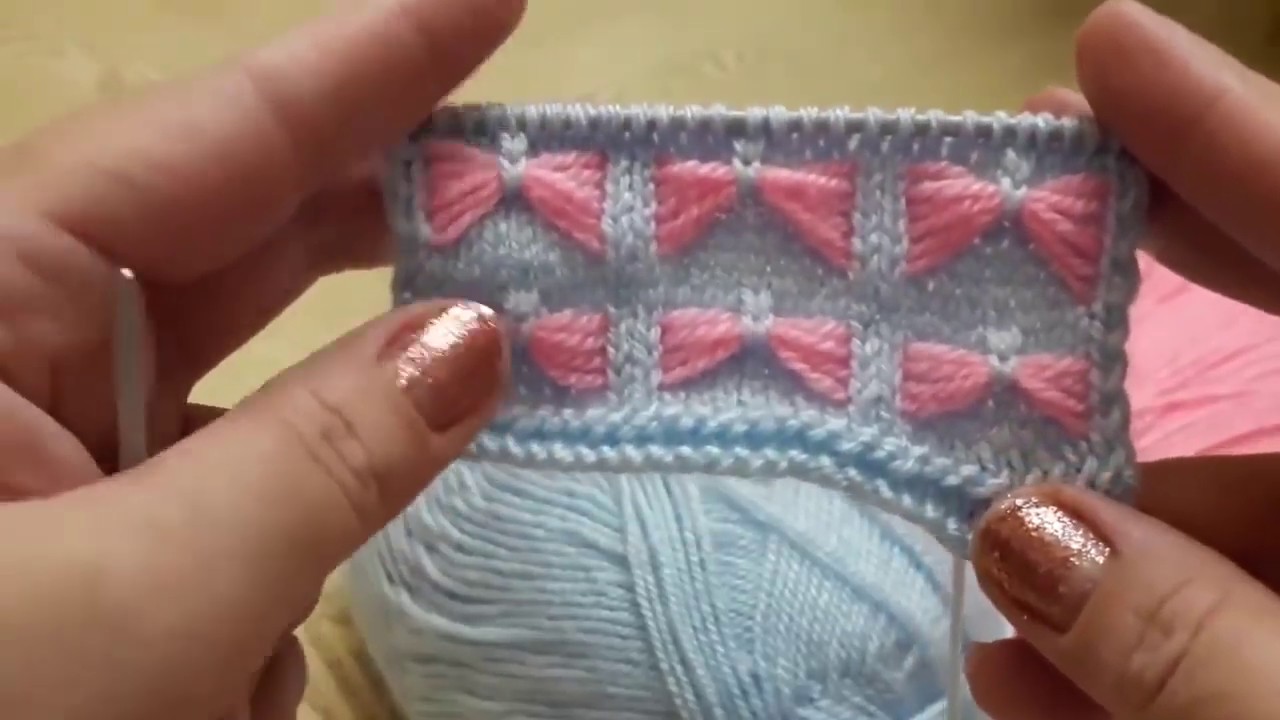 КЛАССНЫЙ  узор спицами , вяжется легко и просто