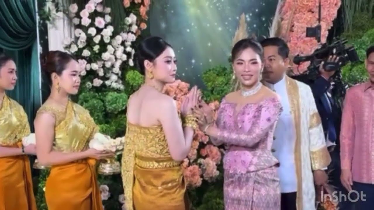 Phong tục đám cưới cô dâu Việt Nam với chú rể người Campuchia ￼
