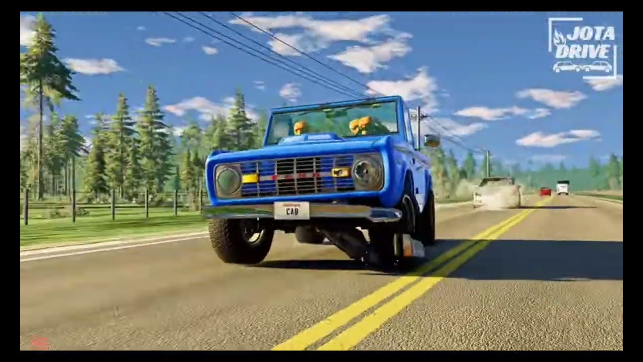 crazy crashes in (beamng drive)part1