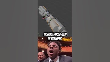 insane wrap gen addon in blender .. #b3d