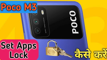 How To Set Apps Lock in Poco M3,How To App Lock in Poco M3,Apps Lock in Poco M3,PocoM3 Main App Lock