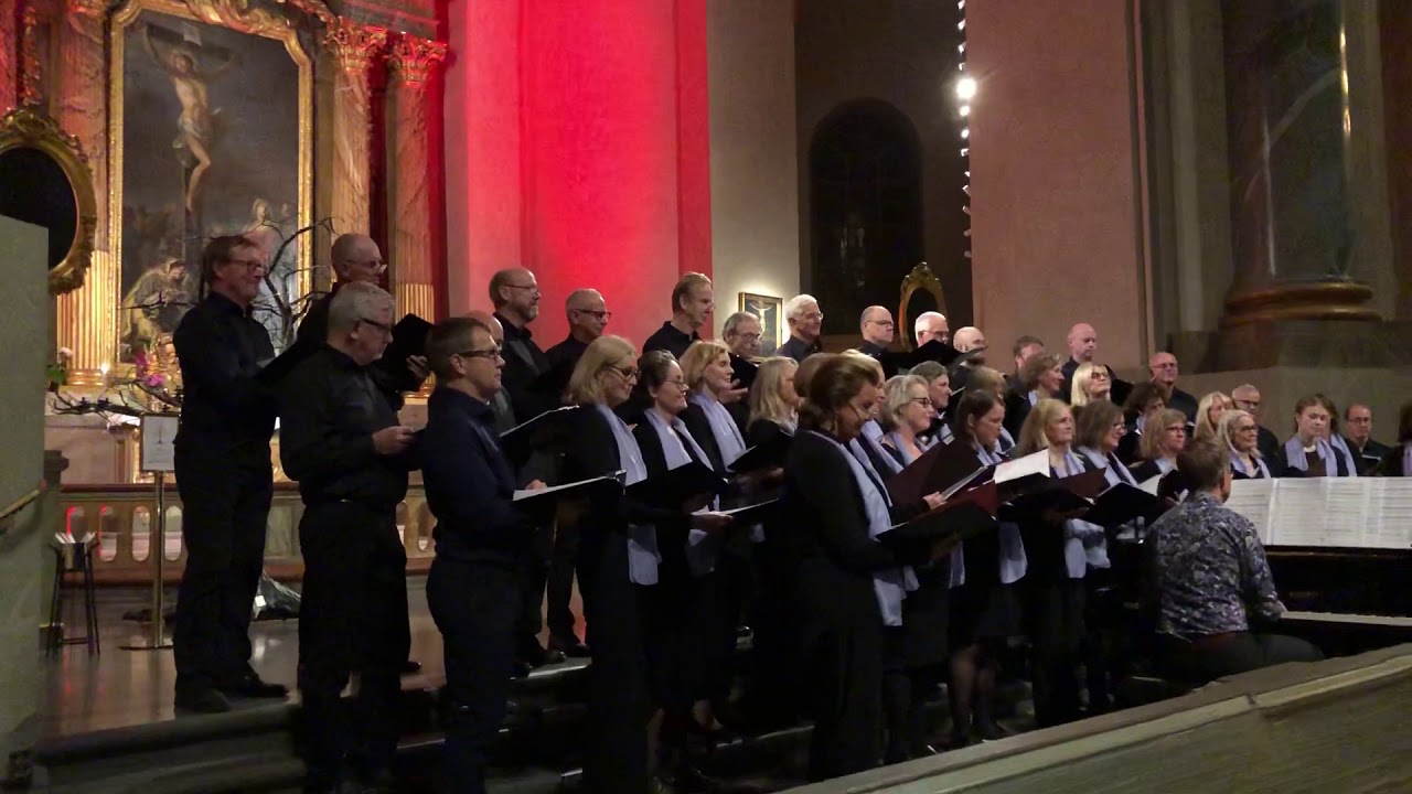 Adele Mass celebrated at the Hedvig Eleanora Parish Church in Stockholm, Sweden