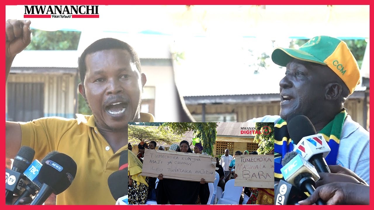 VUTA NI KUVUTE SAKATA LA MAJI MBEZI MSUMI, WANANCHI WAGOMEA MRADI WA BILION 18 WAZIRI ATOA AGIZO