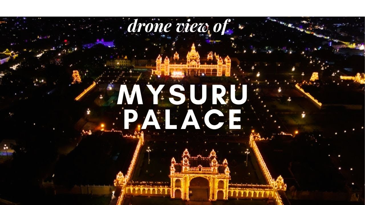 You’ve Never Seen Mysore Palace Like This Before | Night Drone Shots 4K. Why?