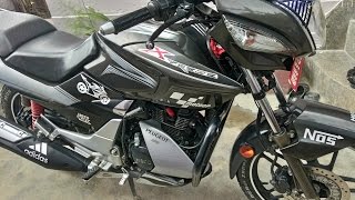 Engine cover and amazing graphics with dual tone on Hero Xtreme