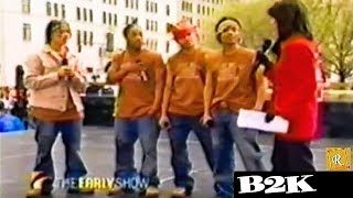 B2K Concert on a Morning Show in 2002 Screaming teenage girls everywhere