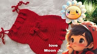 كروشيه افرول بيبي بنات /موديل فرنسي قطع تنورة وشورط  /لعمر 6●12شهر/ Crochet baby jumpsuit