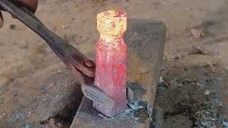 How to make a hammer from iron | Blacksmith | Hammer making process