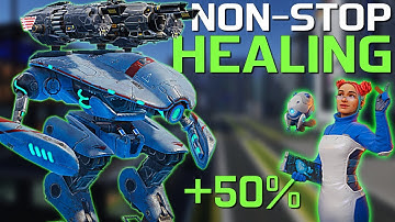 This Mender Can NON-STOP Heal...NEW Trixie Pilot Makes Mender Healing Even CRAZIER | War Robots