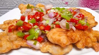 Masak Ayam Tepung Krispi Sambal Matah Enak Banget Loh Wajib diCoba ya