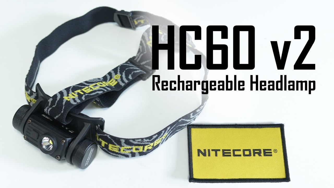 NITECORE HC60v2 ヘッドライト 1200ルーメン Review Headlamp Nitecore