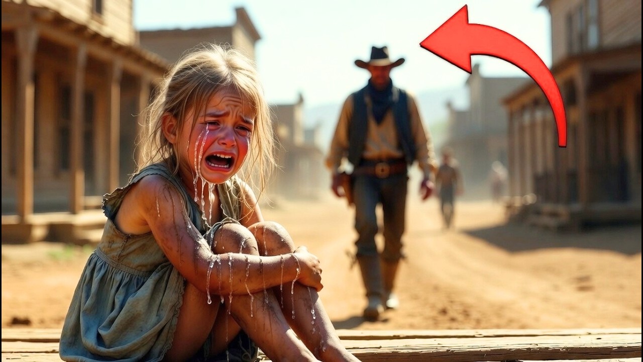 Abandoned Little Girl Cried Alone — Cowboy Stopped, Changed Her Life 😭❤️