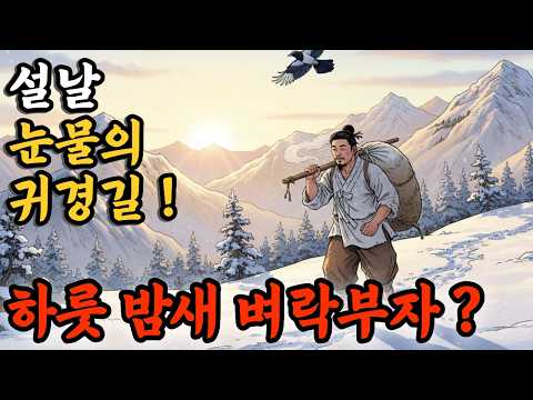 빈손으로 돌아온 머슴을 끌어안은 노모... 그날 밤 벼락부자가 된 사연ㅣ야담부인ㅣ설날아침,반전,대박,