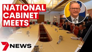 Anthony Albanese holds first national cabinet meeting since federal election | 7NEWS