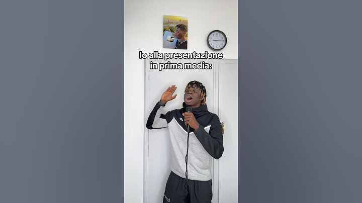 Io alla presentazione in prima media 💀
