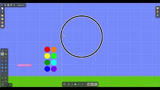 how to create starting circle in algodoo!