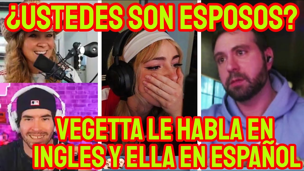 SYLVEE SE ESTRESA Y VEGETTA INTENTA CALMARLA, LE PREGUNTA A GERMAN Y LENAY SI SON ESPOSOS XD