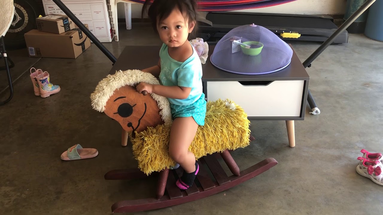Rocking Horse vs 2 year old YouTube
