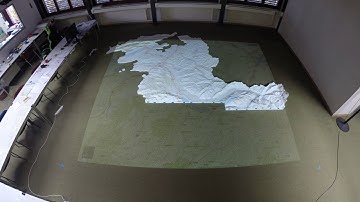 Assembly of the 3D Printed Terrain Map Canton of Bern 1:25