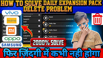FREE FIRE DAILY UPDATE PROBLEM | FF DAILY EXPANSION PACK DOWNLOAD PROBLEM