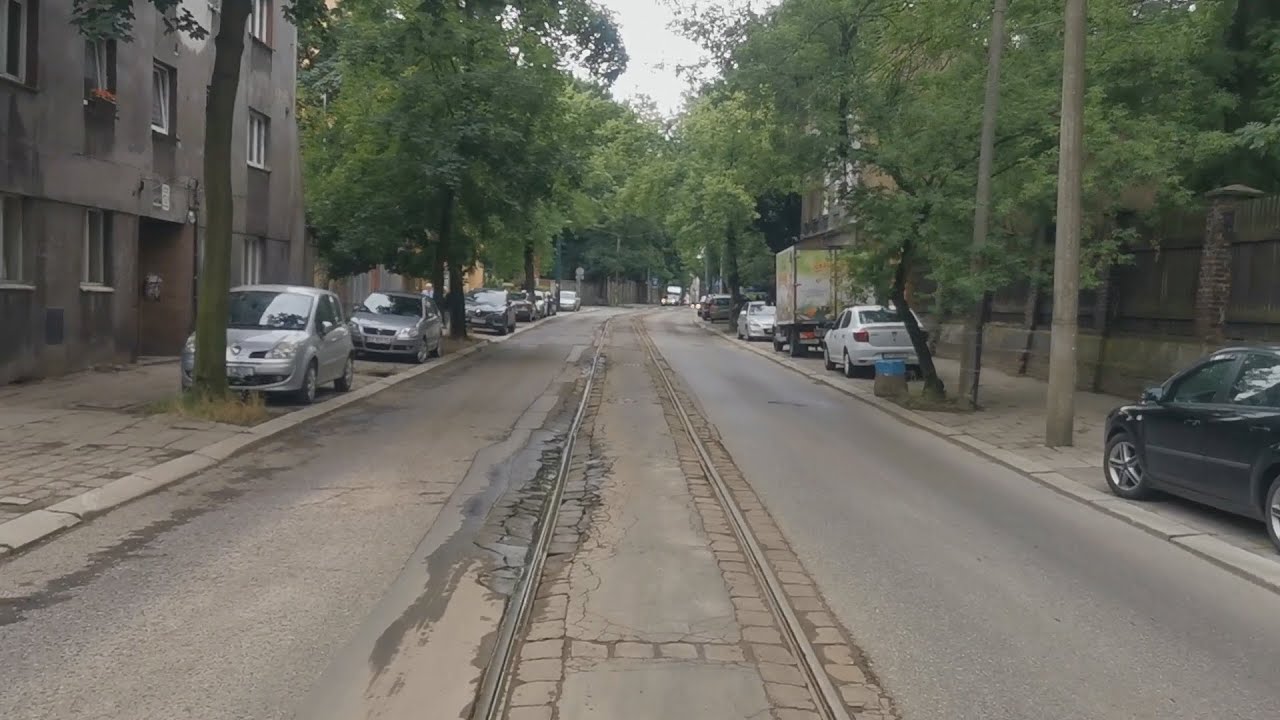 [Bytom] Przejazd zabytkową eNką na linii 38, sprzed modernizacji ulicy Piekarskiej | Cabview