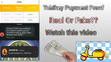 Today New Earning app 2022🔥Tobikey Payment Proof🔥How to Earn Money Tobikey App..!