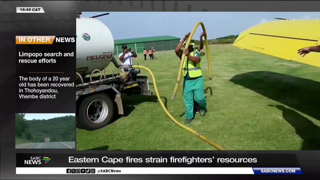Eastern Cape fires strain firefighters' resources