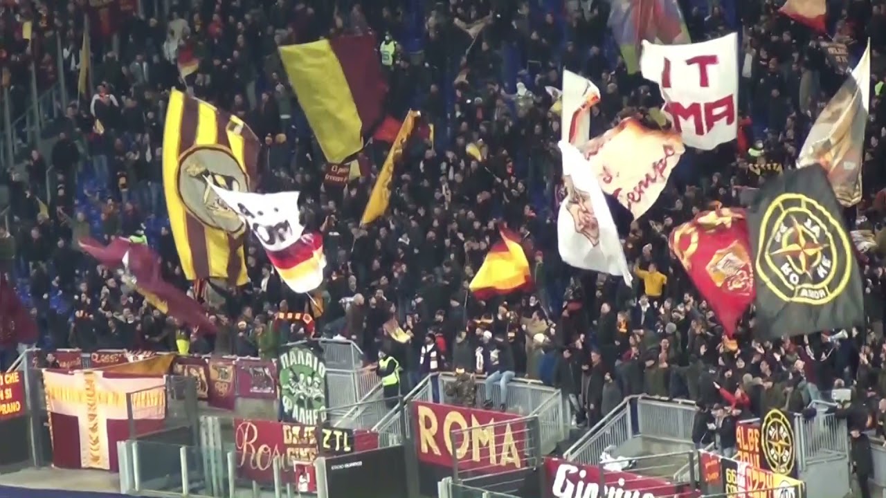 Roma-Inter 0-3, "Alè Roma, alè" cantato in coro dalla Curva Sud e da tutto lo Stadio Olimpico