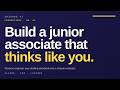 Build a Junior Associate in Claude AI That Thinks Like You