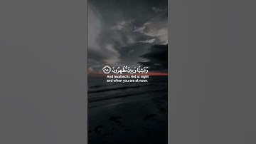 (فَسُبْحَانَ اللَّهِ حِينَ تُمْسُونَ وَحِينَ تُصْبِحُونَ) القارئ عبدالله الخلف || قرآن كريم.