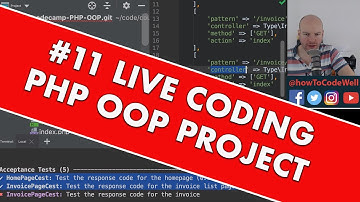 Live PHP Coding Stream #11 Creating OOP course for FreeCodeCamp - URL Parameters