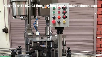 Single Head Capping Machine Manufacturer | Automatic Chuck Capper Machine | Shiv Shakti Machtech