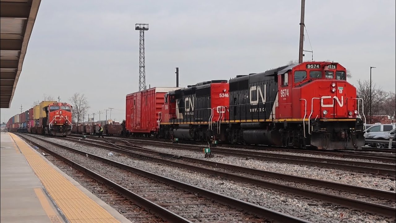 Testing My Brand New CANON EOS R50 | CN, Metra & Amtrak (Homewood Railfanning!)