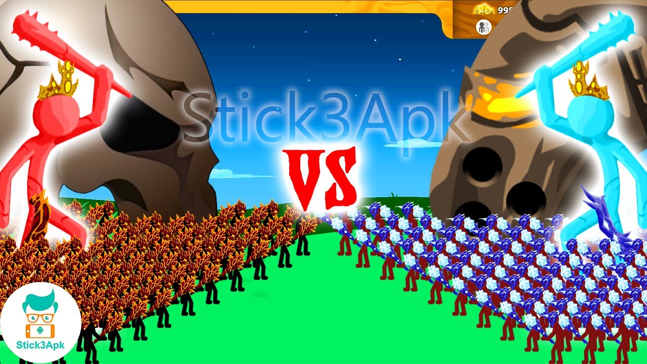 BORDERLAND FLAME vs GLACIAL UPRISING Griffon vs Final Boss | Stick War Legacy Mod | Stick3Apk