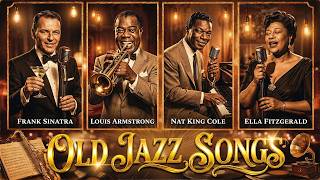 Best Old Jazz Songs of All Time🎶🎷Nat King Cole, Frank Sinatra, Ray Charles, Louis Armstrong