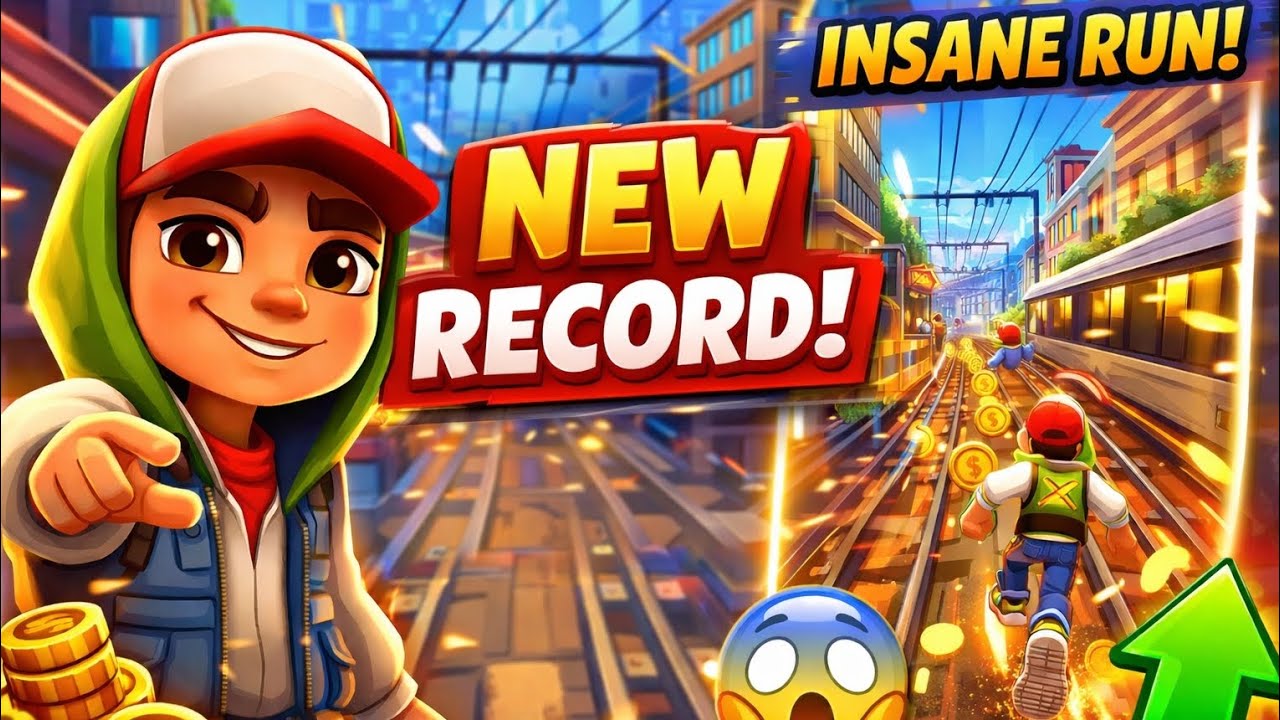 🚆 I BEAT MY RECORD in Subway Surfers City! 🔥