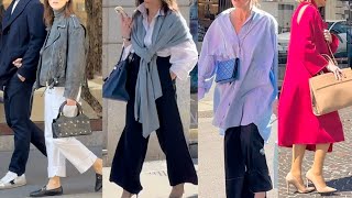 WEARABLE SPRING 2024 FASHION TRENDS MILAN STREET STYLE ☀CURRENT FASHION City Walk #vogue