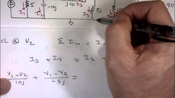 An Example of Nodal Analysis in Phasor Form